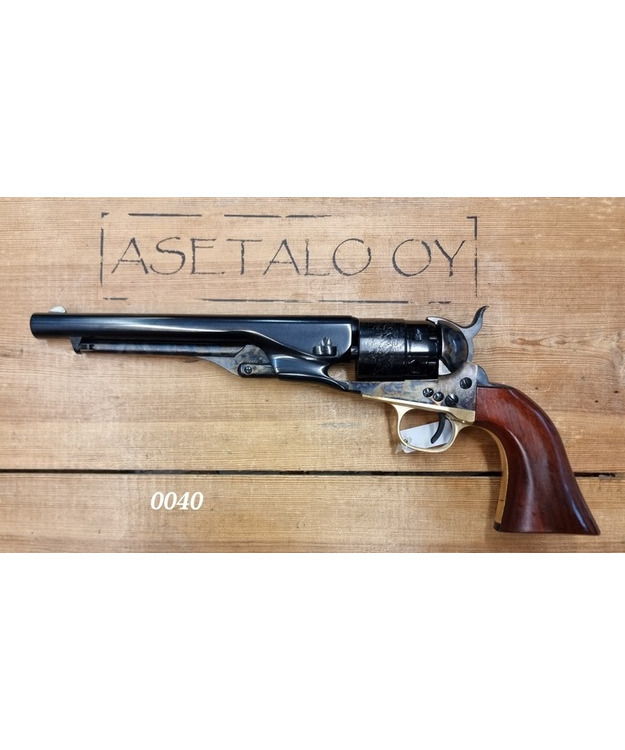 UBERTI M1860 ARMY 8" .44 #0040 MUSTARUUTIREVOLVERI