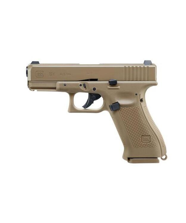 UMAREX GLOCK 19X BLOWBACK 4,5MM BB (.177) FDE ILMAPISTOOLI 5.8367