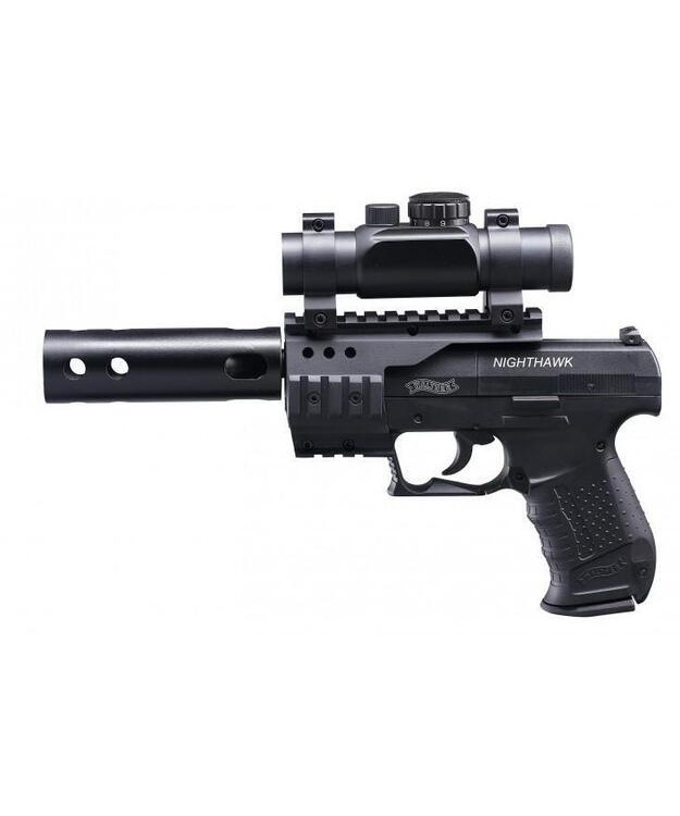 UMAREX WALTHER NIGHTHAWK C02 PIST+VALOP+KOMPPI, ESITTELYASE!