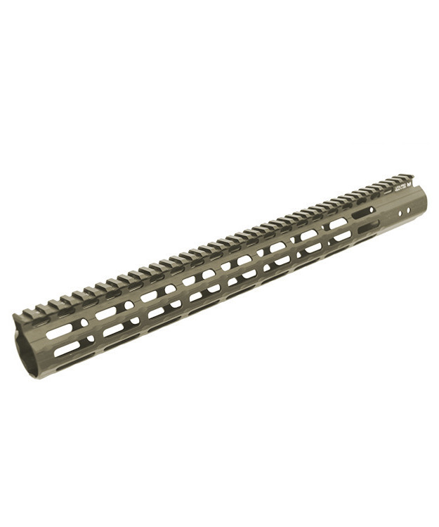 UTG PRO AR17" SUPER SLIM FREE FLOAT M-LOK RAIL SYSTEM FDE#MTU037SSMD
