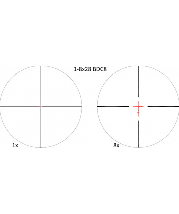 VIXEN 1-8X28 BDC8 RISTIKKO IR 34" #82231