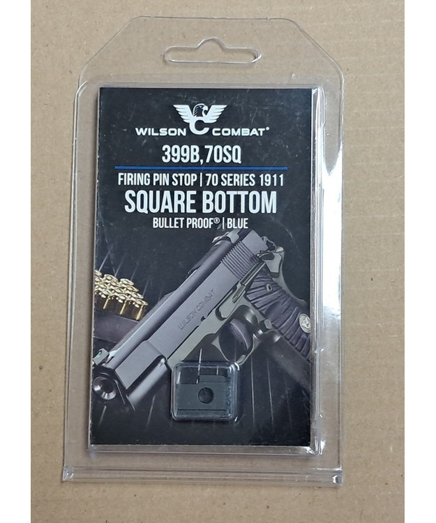 WILSON COMBAT FIRING PIN STOP SERIES 70 1911 .45 ACP SQUARE BOTTOM BLUE #399B-70SQ