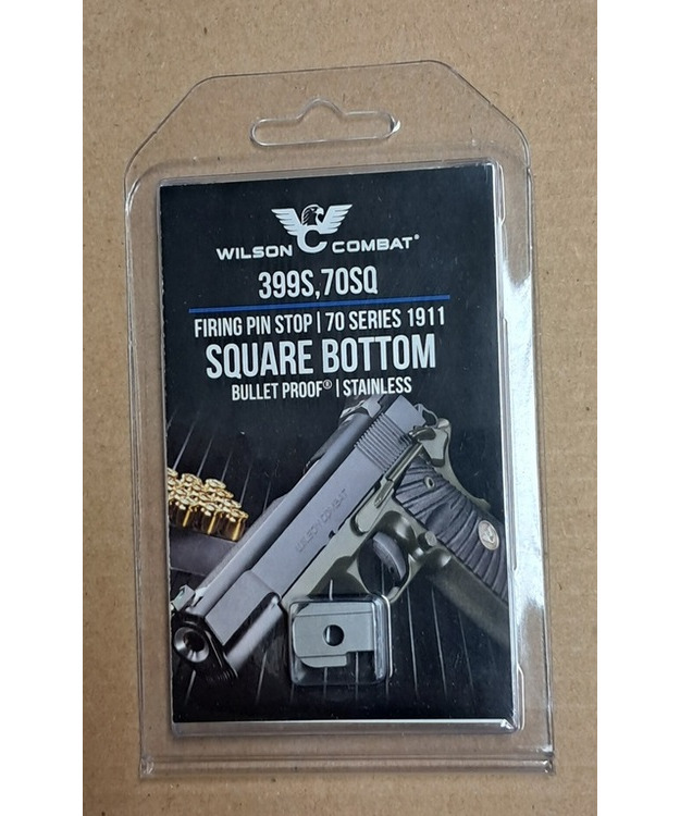 WILSON COMBAT FIRING PIN STOP SERIES 70 1911 .45 ACP SQUARE BOTTOM SS #399S-70SQ