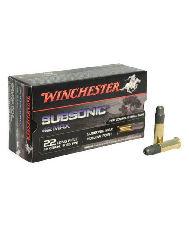 WINCH .22 LR SUBSONIC HP MAX 325 M/S 42GR/2,72G CW22SUB42 (131575)