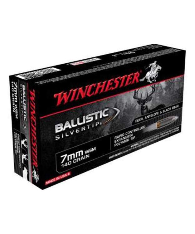 WINCH 7MM WSM 140GR BALLISTIC SILVERTIP SBST7MMS