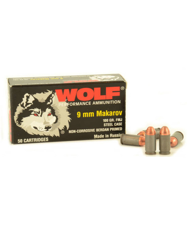 WOLF 9X18 FMJ MAKAROV