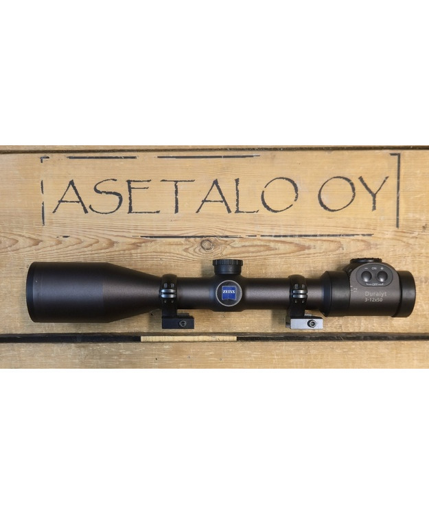 ZEISS DURALYT 3-12X50 VALAISTU + OPTILOCK KÄYT