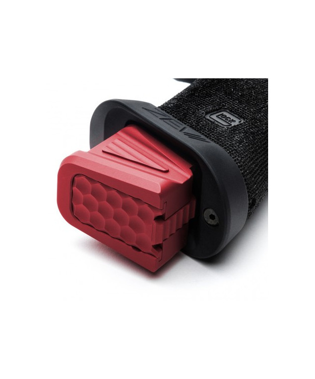 ZEV GLOCK MAGAZINE BASEPAD, RED